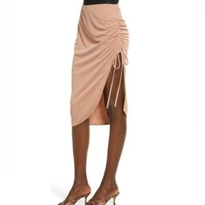 Ruched Midi Skirt